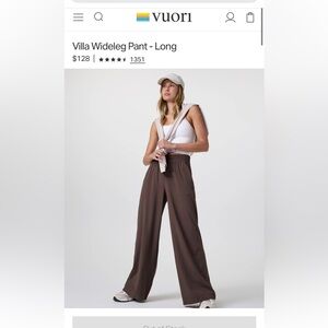 Vuori villa wide leg Java small long